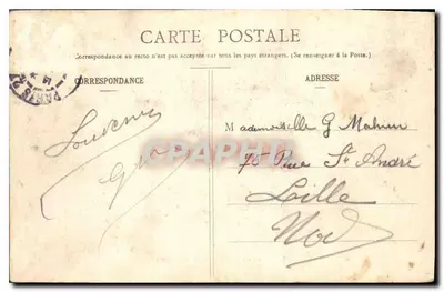 Palácio de Versalhes — A Galeria das Batalhas — Mme Moreau, editora, Versalhes — Verso