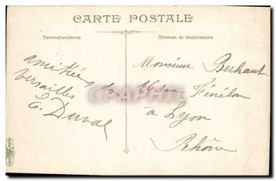 Versailles - Les Grandes Eaux, Bassin de Latone — L.V. & Cie, n° 2392 — Verso
