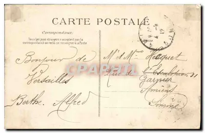 Versajles — Wielkie wody - Basen Neptuna — E.P.D. n°228 — Rewers