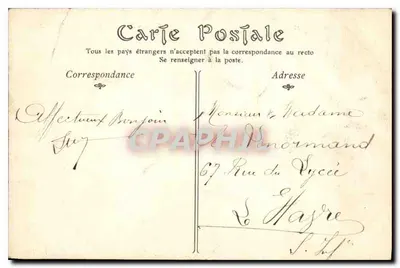 Castelo de CHANTILLY — A Entrada — ND Phoe — Verso
