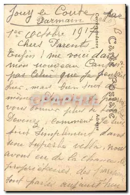 Chantilly — Avenue des Tribunes — Wydawnictwo Gamel-Grigaut, nr 228 — Rewers