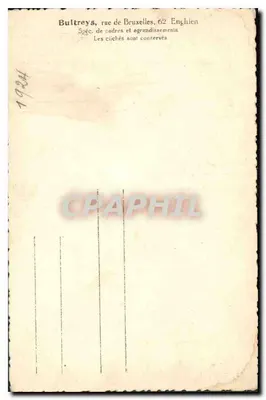 Rodzina — portret studium — Bultreys, rue de Bruxelles, 62 Englihien — Rewers