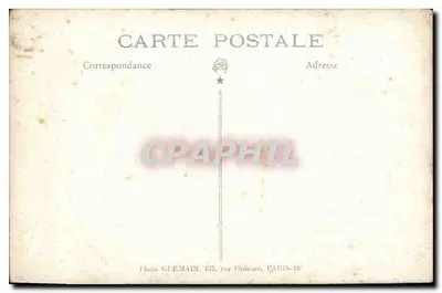 Ritratto di una giovane donna — Foto GERMAIN — numero di serie non visibile — Verso