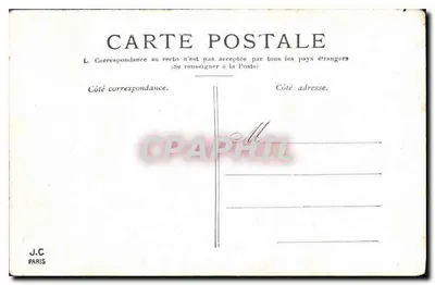 Parigi — Piazza del Palazzo Reale — J.C. Paris — Verso