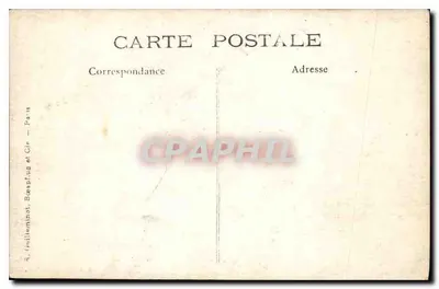 Duas pessoas em um paisagem nevada — editor R. (millimino) Bésping e Cie — n° 61 X — Verso