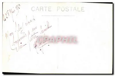 Zwei junge Frauen — im Freien — Postkarte — Rückseite