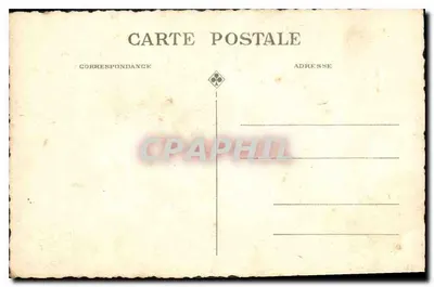 Retrato de una mujer — Atelier Dubois — tarjeta postal — Reverso