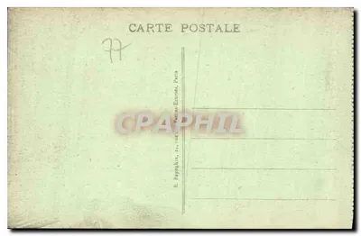 Pałac w FONTAINEBLEAU — Sala Tronowa — A.P. — n°4 — Rewers