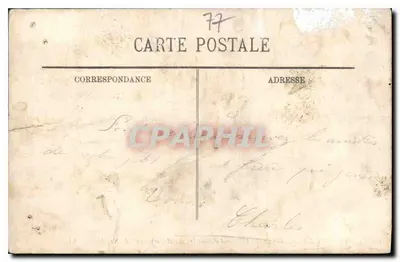 Castelo de Fontainebleau — Antecâmara dos Apartamentos de Napoléon — LL. — n° 63 — Verso