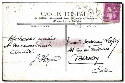 Fontainebleau - O LEITO DE MARIE-ANTOINETTE — Verso