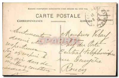 Cauterets — Soum de Monné (2724) e Pic du Midi de Bigorre (2877) — Carrache, editor - Pau — Verso