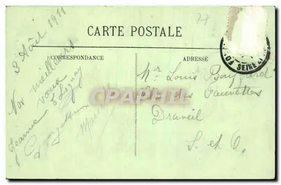 Fontainebleau — El Palacio — Cuna del Rey de Roma — LL — Reverso