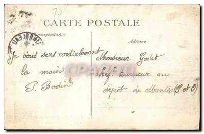 Palácio de FONTAINEBLEAU — Gabinete da Abdicação — Editor A. E. D. n°14 — Verso
