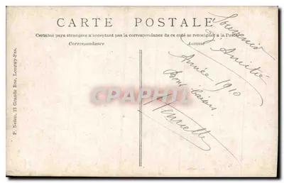 1910년대 여성의 초상 — P. Nesen, 13 Grande Rue, Louvigny-Es. — 뒷면
