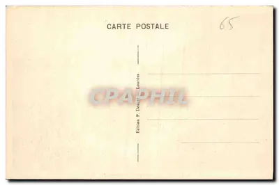 Lourdes - De Basiliek en de Pic du Jer — P. D. — Achterkant