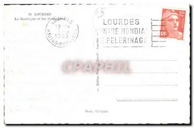 Bazylika i Góry — Lourdes — Wydawnictwo Pielgrzymka — Rewers