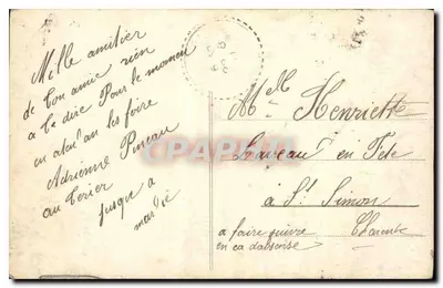 फूलों वाली गाउन में एक युवा महिला — अमिटीज़ — प्रकाशक फूरिलोट, संख्या 183 — पीछे