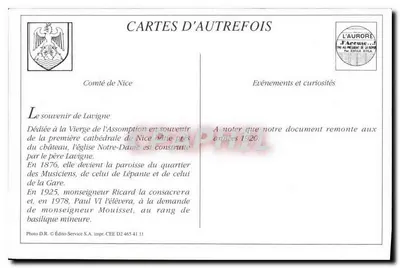 Nice — Igreja de Nossa Senhora — F. L. — n°125 — Verso