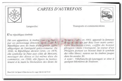 Villefranche-de-Lauragais — Rue de la République — Dzielnica Centrum — Rewers