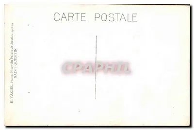 Portret młodego mężczyzny — studio — H. VACHÈ, Saint-Quentin — Rewers