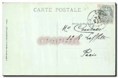 Chantilly — Il Parco — Mmes Vr° Robineau, Lib.-Edit. — Chantilly — Verso