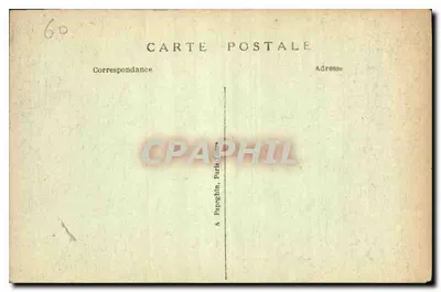 Castelo de Chantilly — A Antecâmara — A.P. n°9 — Verso