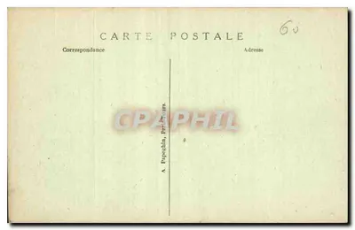 Castelo de Chantilly — Vista tirada do Parterre — A.P. — Verso