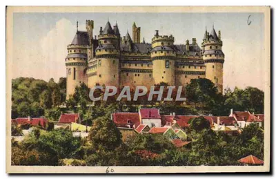 Zamek Pierrefonds — Strona Północna — Wydawca Varin, nr 60
