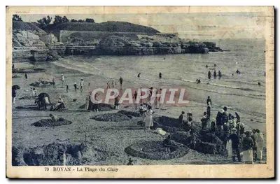 Royan - Plaża Chay — wydawca: Nouvelles Grottes, Royan, nr 79