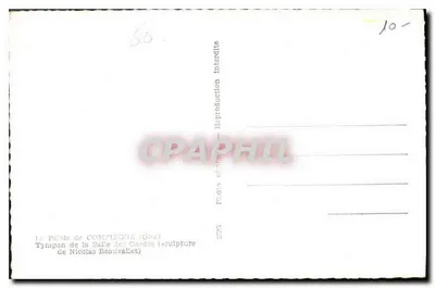 Tympań Sali Strażników — Compiegne (Oise) — rzeźba Nicolas Beauvalleta — Rewers