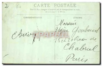 Chantilly — Zamek widziany z Parku — LL. — nr 46 — Rewers