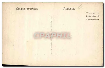 Compiègne — Zamek — Salony Kwiatowe — LL — Rewers