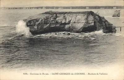 Rochers de Vallières — Otoczenie Royan — SAINT-GEORGES-de-DIDONNE — n° 6191