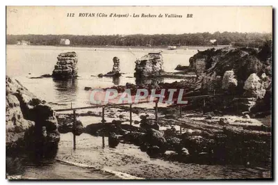Royan (Côte d'Argent) — Les Rochers de Vallières — Bloc Frères, Bordeaux, n°112