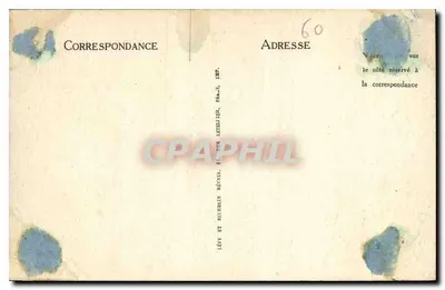 Zamek Chantilly — Parter i baseny — ND — Rewers