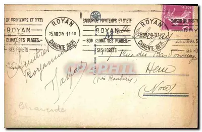 Royan — Izolowane skały w Vallières — Rewers