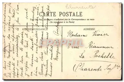 Royan (Côte d'Argent) — Widok na skały i plażę Pontaillac — BR-825 — Rewers