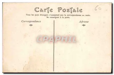 Zamek w Chantilly — Widok z parteru — NIPPE — Rewers