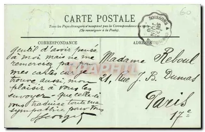 Pierrefonds — La Rue Notre-Dame et le Château — LL. — Rewers