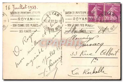 Royan - Vallières - Wyspa Ptaków — Rewers