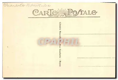 Royan - Le Concié i Molo Terre-Nègre — Wydawca: Charente Maritime, nr 121 — Rewers