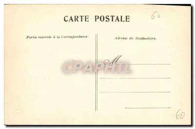 Compiègne. — Zamek. — A LA MÉNAGÈRE PARIS — Rewers