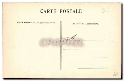 Chantilly. — O Castelo. — A LA MENAGERE PARIS — Verso