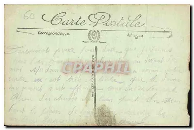 Zamek w Pierrefonds — Kaplica i Schody Honorowe — Wyd. LEVY, Paryż — Rewers