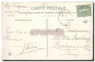 Luz - Het Kasteel van Ste-Marie — Les Hautes-Pyrénées — Fototipie Labouche Frères, Toulouse, n°33 — Achterkant