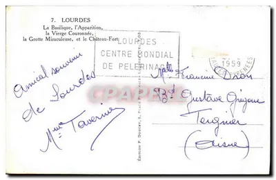Lourdes — Miejsce pielgrzymki — Wydawnictwo P. Doccet — Rewers