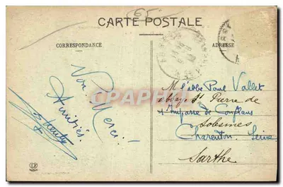 Pyrénées (4. seria) - Wysoka Dolina Aure, Droga do Jeziora Orrédon, Dolina Couplan — Phototype Labouque Frères, Toulouse — Rewers