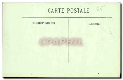 Lourdes — Widok doliny Argelès z funikulera Pin de Vignemale — wydawca nieznany, nr 556 — Rewers