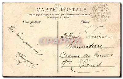 Pyrénées — Portyk w Sàoule — A. Villatte, wydawca, Tarbes — Rewers