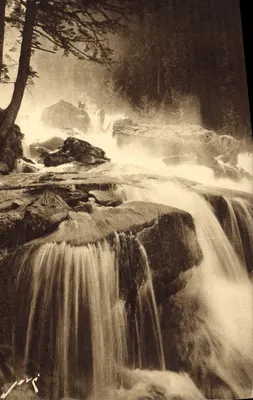 Cauterets (H.-P.) — Cachoeira do Pas-de-l'Ours — por JOVÉ, PAU (B.-P.)